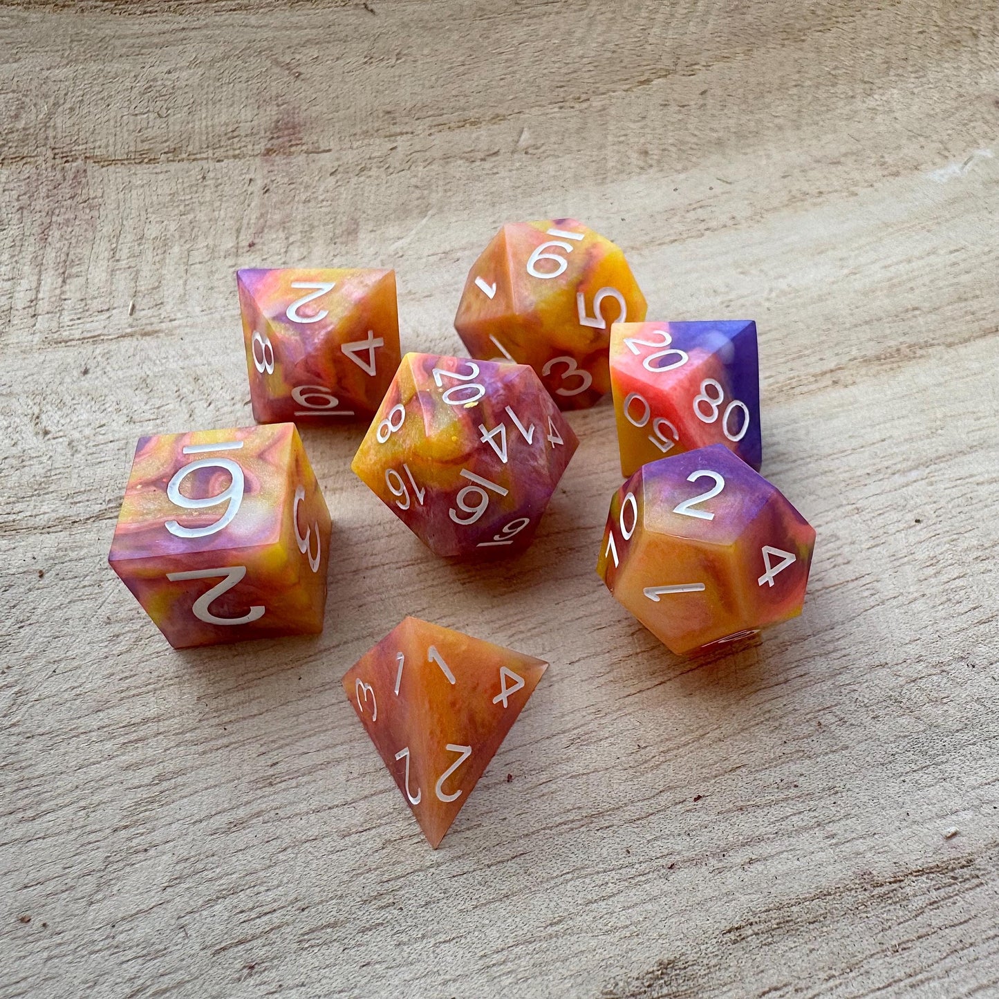 Spring Day handmade dice In stock