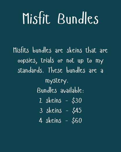 Misfit Bundles/Oopsies yarn