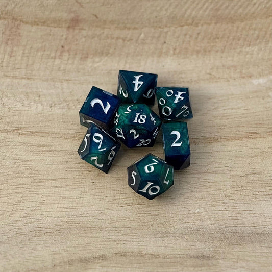 Midnight Muse handmade dice In stock