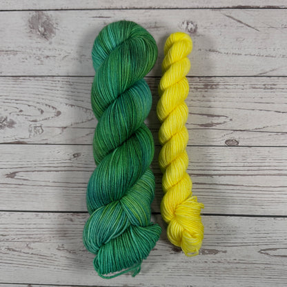 Enchanted Forest sock set/ Dyed to Order
