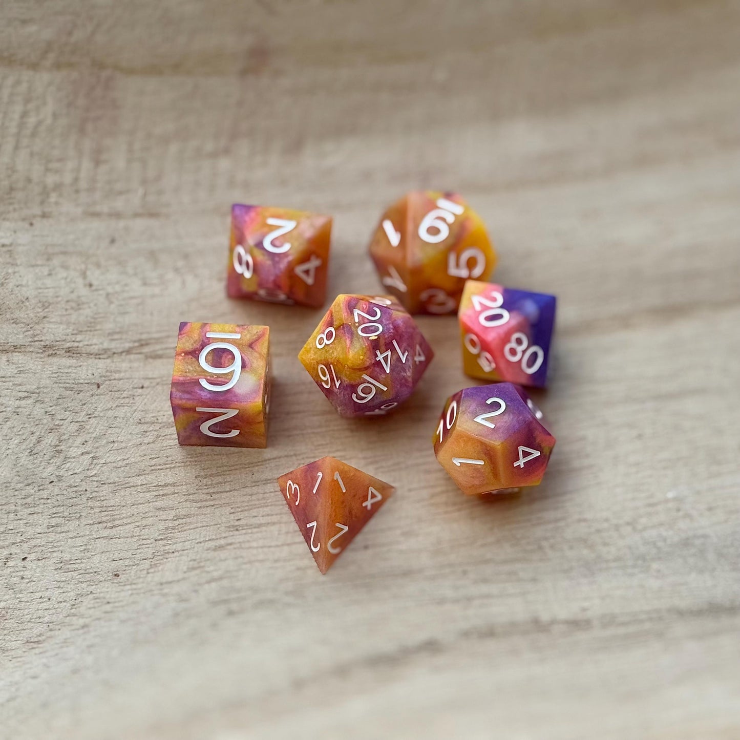 Spring Day handmade dice In stock