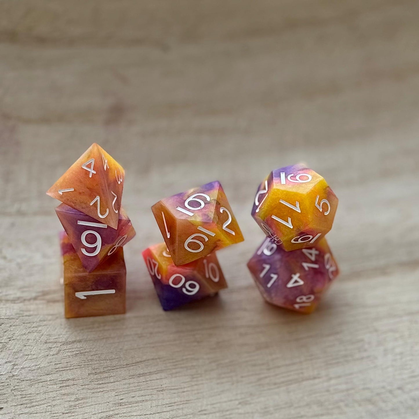 Spring Day handmade dice In stock
