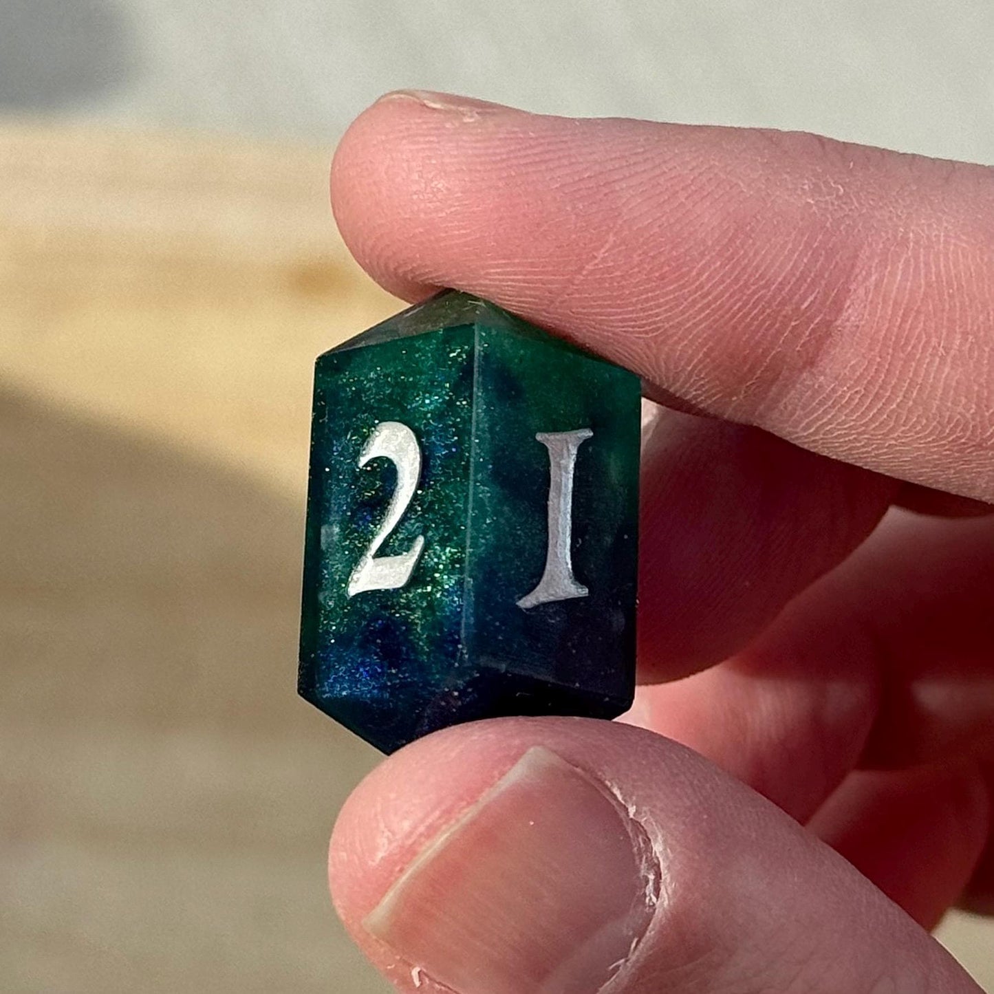 Midnight Muse handmade dice In stock