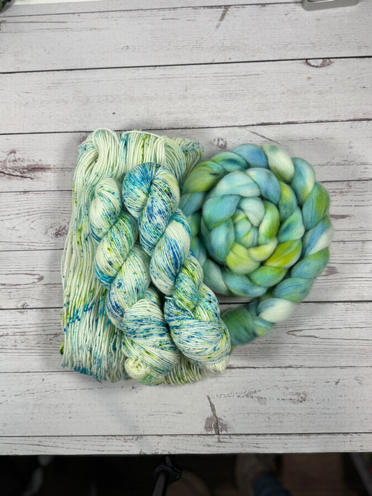 Earth Day or Water Lilies/Dyed to Order